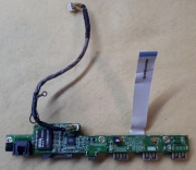 Плата разъемов USB и MC ноутбука Fujitsu-siemens amilo xi1526