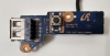 USB плата с кнопкой включения ноутбука Samsung R580